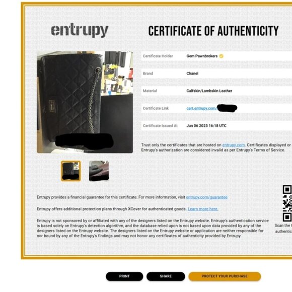 Chanel 2.55 Reissue 226 Double Flap Shoulder Bag - Picture 4 of 15